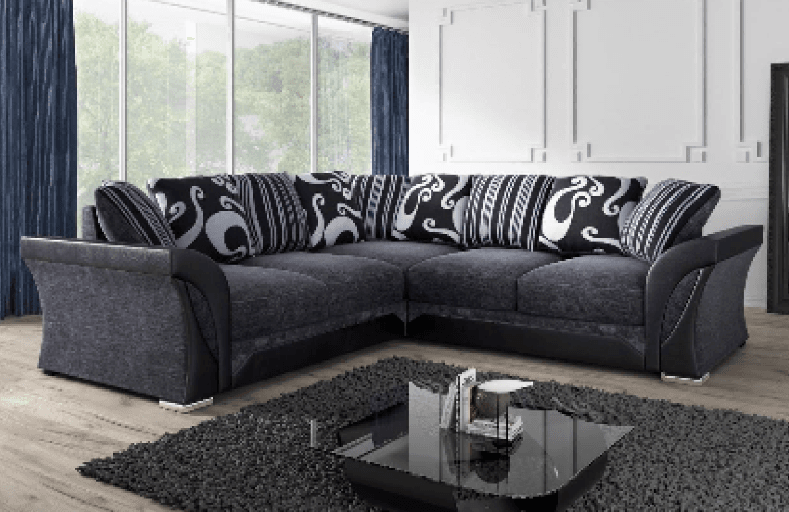 Shanon Sofa UK - Side view of premium sofas from Newcastle Beds UK